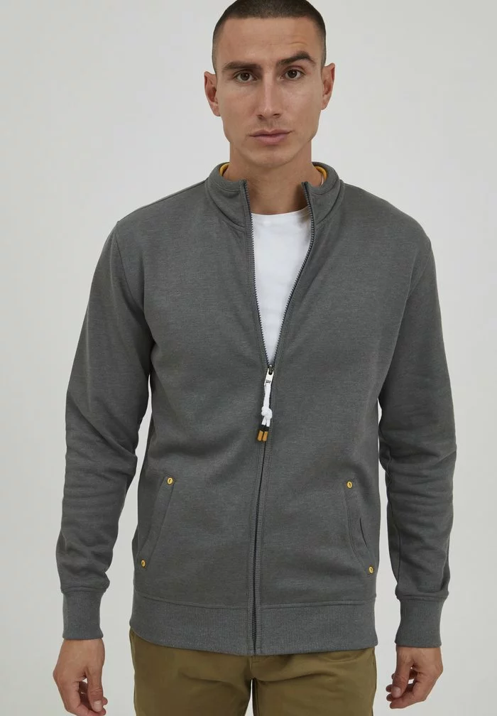 Solid SDKARIM - Gilet - Gray Melange 1 Solid SDKARIM - Gilet - Gray Melange