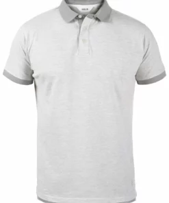 Solid PANOS - Polo - Light Grey Melange -Élégance Boutique 8720fde6795a4530b28a962bf293d1db