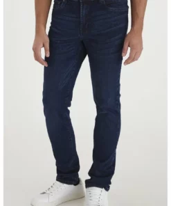 Solid SDRYDER BLUE 202 - Jean Droit - Dark Blue Denim