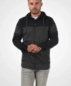 Solid SDBARIS - Sweat à Capuche Zippé - Black