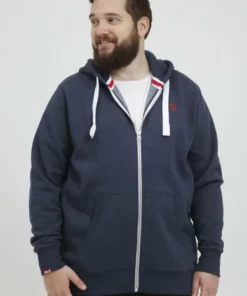 Solid SDBENNZIP BT - Sweat à Capuche Zippé - Insignia Blue Melange