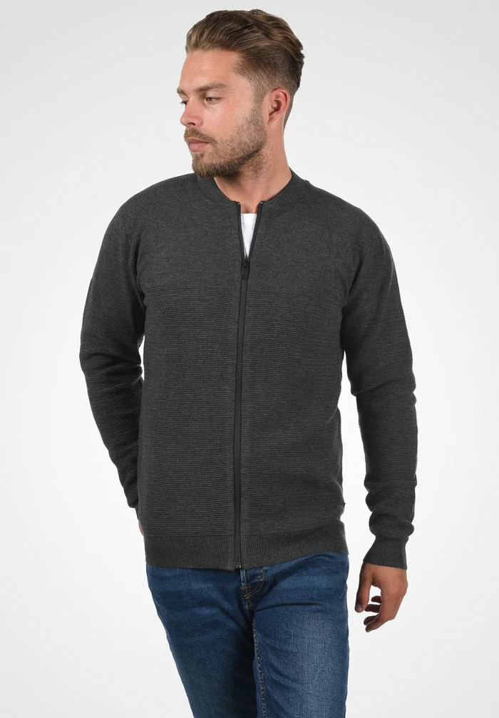 Solid CEZAR - Gilet - Dark Grey Melange 1 Solid CEZAR - Gilet - Dark Grey Melange