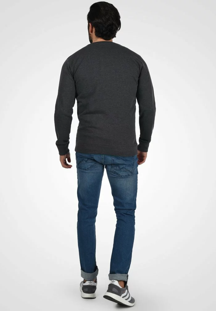 Solid SDTARABO - Sweatshirt - Dark Grey Melange 3 Solid SDTARABO - Sweatshirt - Dark Grey Melange – Image 3