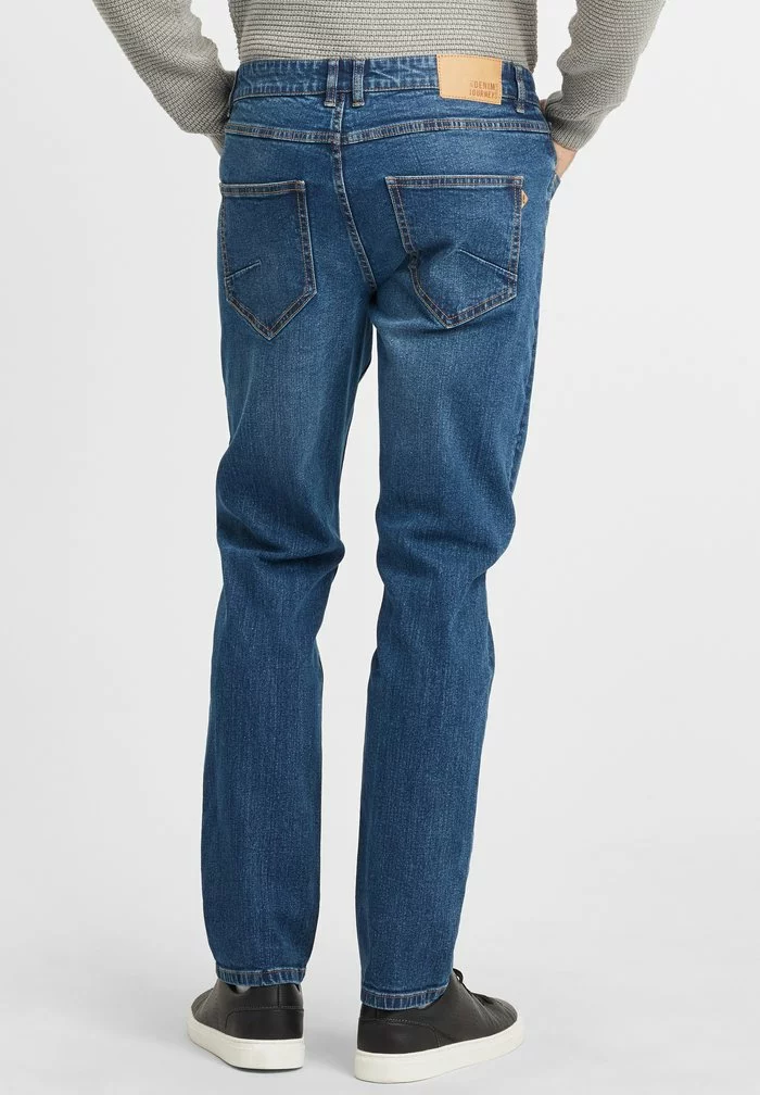 Solid SDPILTO - Jean Droit - Middle Blue Denim 3 Solid SDPILTO - Jean Droit - Middle Blue Denim – Image 3