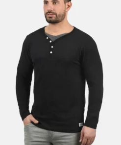 Solid SDDORIANO - T-shirt à Manches Longues - Black