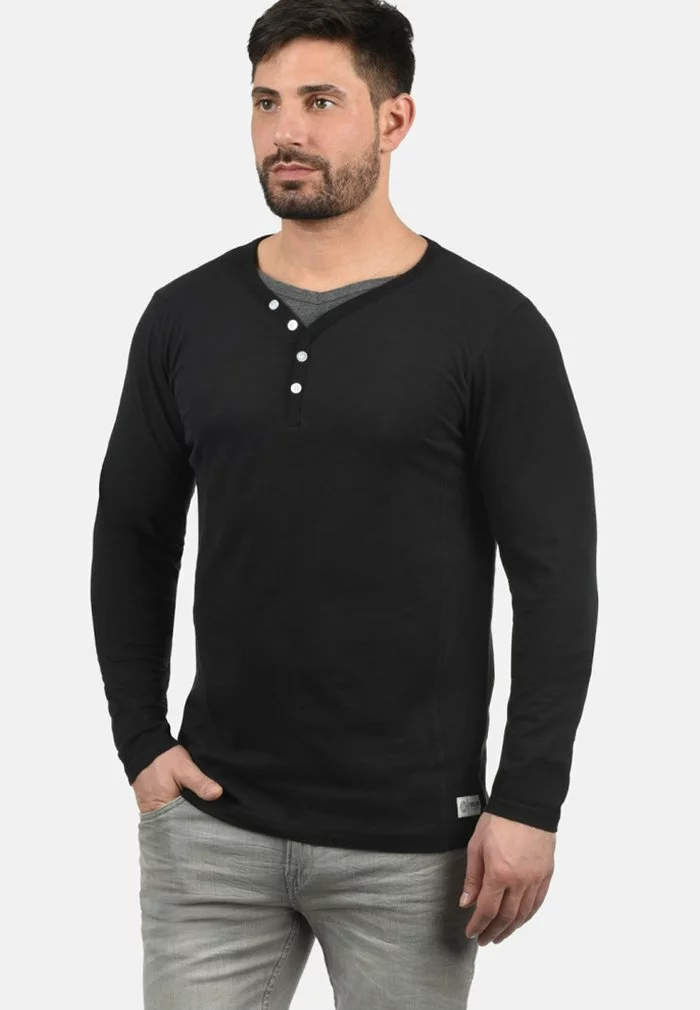 Solid SDDORIANO - T-shirt à Manches Longues - Black 1 Solid SDDORIANO - T-shirt à Manches Longues - Black