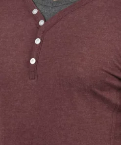 Solid SDDORIANO - T-shirt à Manches Longues - Dark Red -Élégance Boutique 8b8c18927ed64a268b7d626d1fa843e0