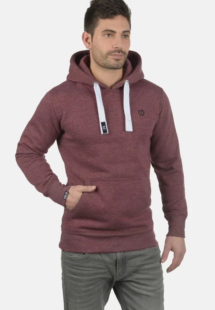 Solid SDBENNHOOD - Sweat à Capuche - Wine Red 1 Solid SDBENNHOOD - Sweat à Capuche - Wine Red