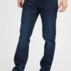 Solid SDFINLAY - Jean Droit - Dark Blue Denim