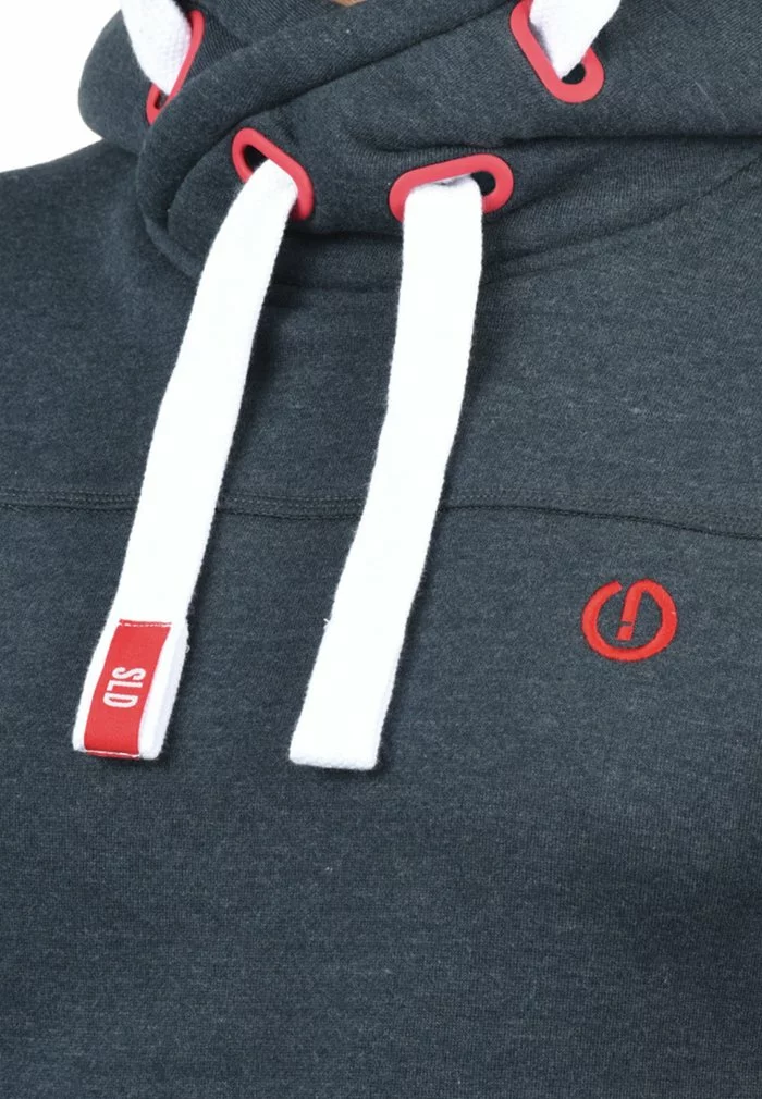 Solid SDBENJAMIN - Sweat à Capuche - Blue Melange 4 Solid SDBENJAMIN - Sweat à Capuche - Blue Melange – Image 4