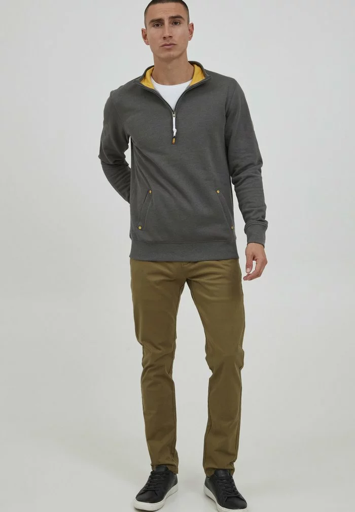 Solid SDKARAN - Pullover - Gray Melange 2 Solid SDKARAN - Pullover - Gray Melange – Image 2