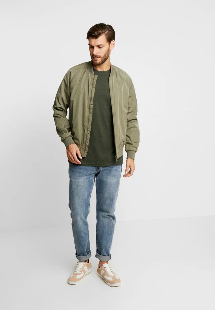 Solid SDROCK - T-shirt Basique - Mottled Olive 2 Solid SDROCK - T-shirt Basique - Mottled Olive – Image 2