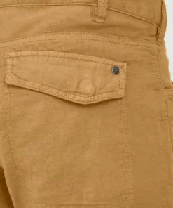 Solid SDPOVL CARGO LINEN - Short - Dull Gold -Élégance Boutique 8dcb99affa3f48b49222ba953271588d