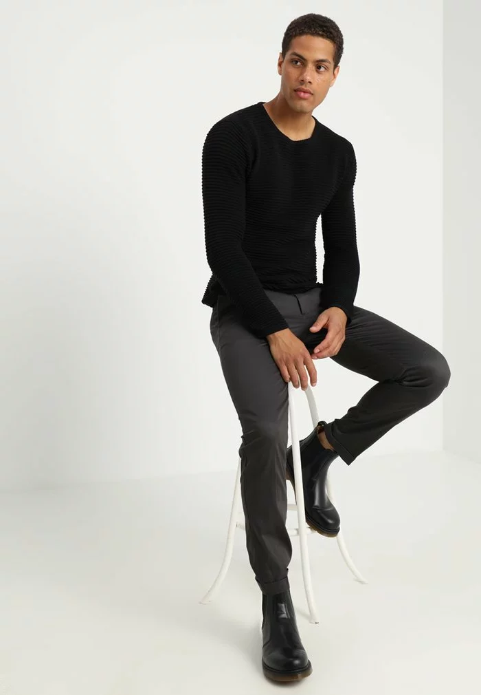 Solid SDSTRUAN - Pullover - Black 2 Solid SDSTRUAN - Pullover - Black – Image 2