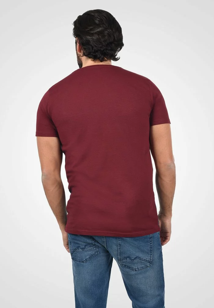 Solid SDMINGO - T-shirt Imprimé - Wine Red 3 Solid SDMINGO - T-shirt Imprimé - Wine Red – Image 3