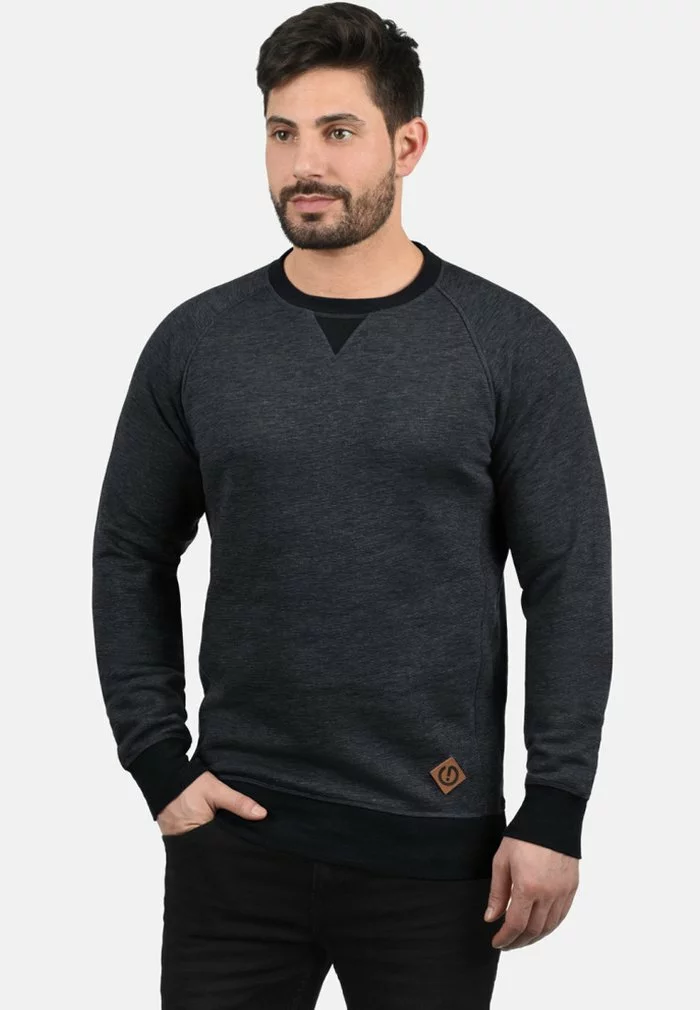 Solid SDVITUNECK - Pullover - Dark Blue 1 Solid SDVITUNECK - Pullover - Dark Blue