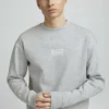Solid SDRUBIO - Sweatshirt - Light Grey Melange