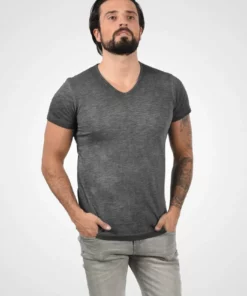 Solid CONLEY - T-shirt Imprimé - Black