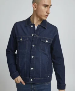 Solid Veste En Jean - Dark Blue Denim