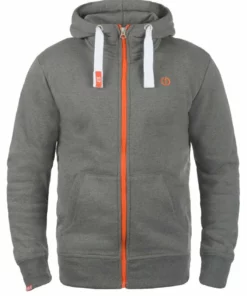 Solid SDBENN - Sweat à Capuche Zippé - Grey Melange 9 Solid SDBENN - Sweat à Capuche Zippé - Grey Melange -Élégance Boutique 9068b9f7a89049bbbe097c21ce73d82f