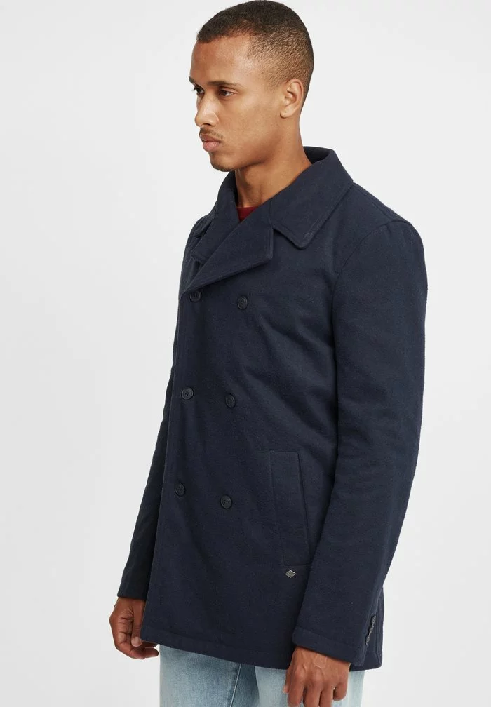 Solid SDPINTO - Manteau Court - Insignia Blue 4 Solid SDPINTO - Manteau Court - Insignia Blue – Image 4