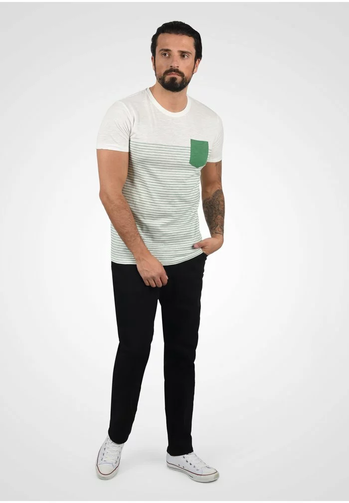 Solid SDTEE - T-shirt Imprimé - Bottle Green 2 Solid SDTEE - T-shirt Imprimé - Bottle Green – Image 2