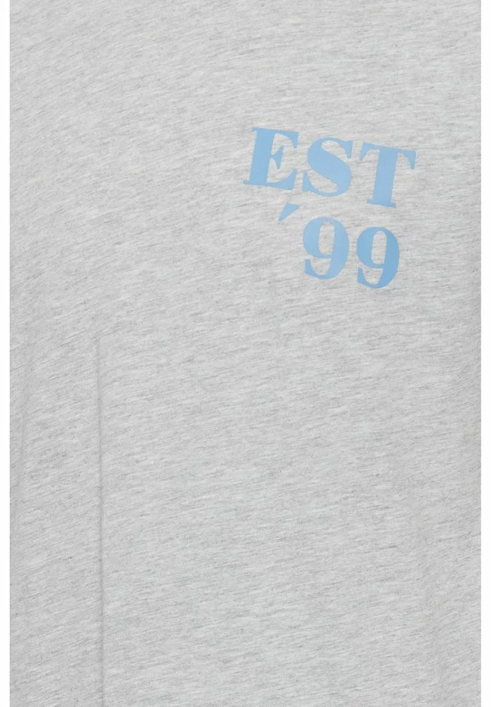 Solid ARCHIE - T-shirt Imprimé - Light Grey Melange 7 Solid ARCHIE - T-shirt Imprimé - Light Grey Melange – Image 7