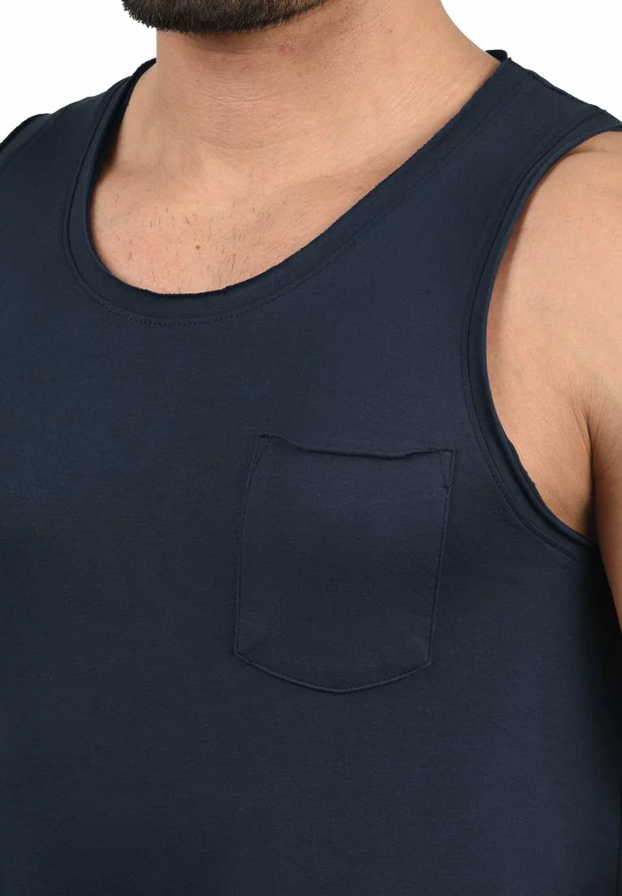 Solid SDANDREW - Débardeur - Blue 3 Solid SDANDREW - Débardeur - Blue – Image 3