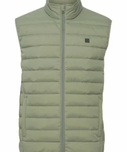 Solid SDSÖRENSON - Veste Sans Manches - Hedge Green -Élégance Boutique 92c07c49a7b340cbb088947b25999d0c