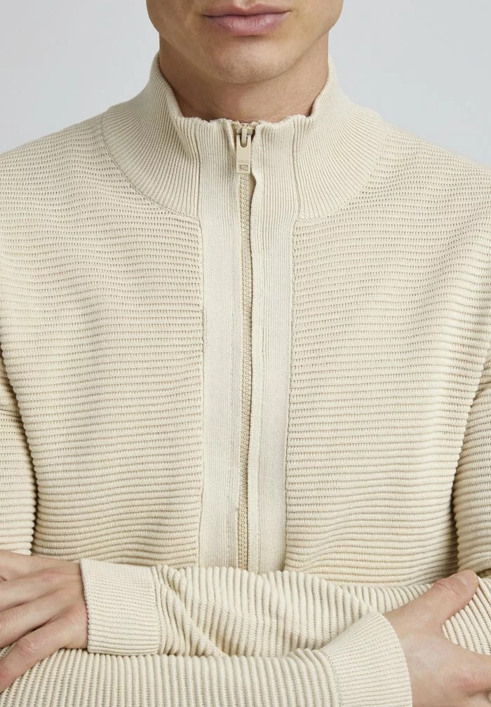 Solid SDNICKLAS - Gilet - Oatmeal 4 Solid SDNICKLAS - Gilet - Oatmeal – Image 4