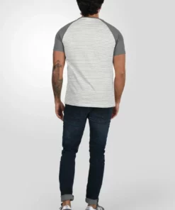 Solid SDSTEN - T-shirt Imprimé - Mid Grey -Élégance Boutique 9438e9a9f9624538adf060820b5b5df6