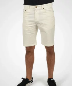 Solid SDSHORTS - Short En Jean - Milky White