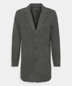 Solid SDTAVE COAT 21105918 - Manteau Classique - Medium Grey Melange -Élégance Boutique 947ea71eca38479c88ddfe5532152229