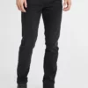 Solid SDPILTO - Jean Droit - Black Denim