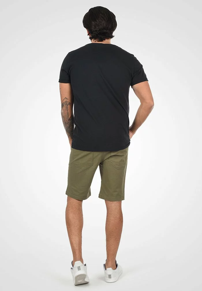 Solid SDSHORTS - Short En Jean - Dusty Olive 3 Solid SDSHORTS - Short En Jean - Dusty Olive – Image 3