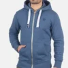 Solid SDBENNZIP - Sweat à Capuche Zippé - Faded Blue