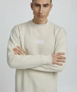 Solid SDRUBIO - Sweatshirt - Oatmeal