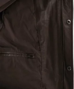 Solid SDCAMASH - Veste En Cuir - Brown -Élégance Boutique 976fc2487ace4484afa1553578e4bca7