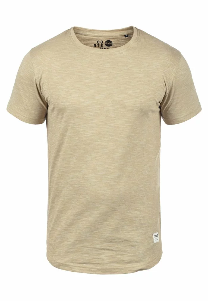 Solid SDFIGOS - T-shirt Basique - Sand 3 Solid SDFIGOS - T-shirt Basique - Sand – Image 3