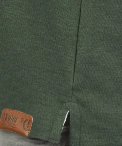 Solid SDTRIPPOLO - Polo - Olive -Élégance Boutique 989a3645834a408f806ad0e2fd567e31