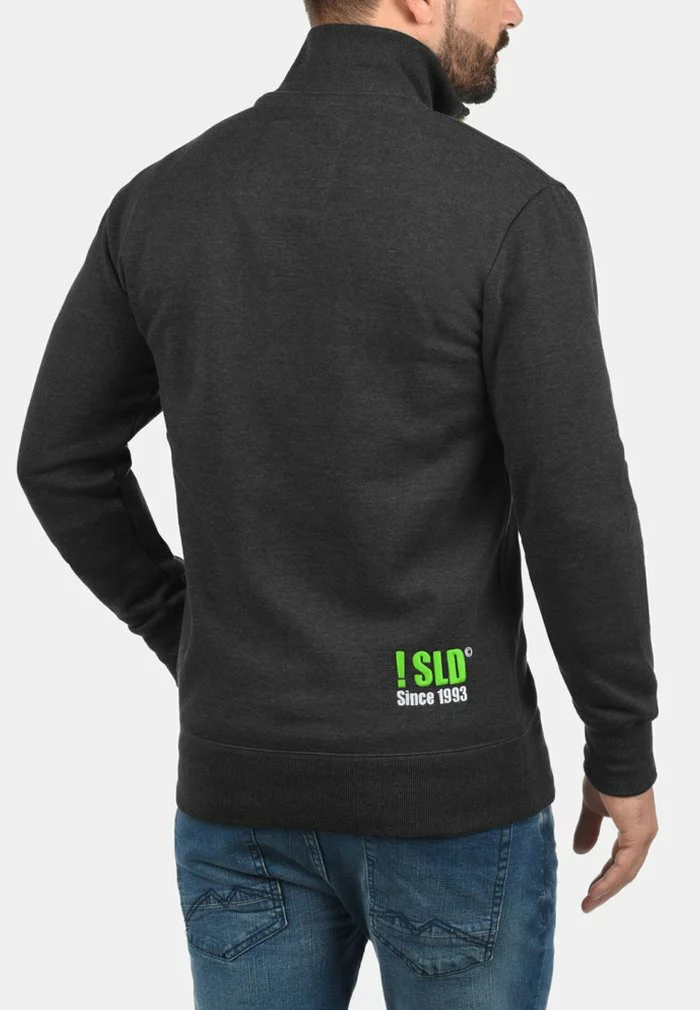 Solid SDBENNTRACK - Sweat à Capuche Zippé - Dark Grey 2 Solid SDBENNTRACK - Sweat à Capuche Zippé - Dark Grey – Image 2