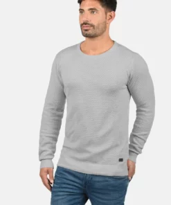 Solid SDKARL - Pullover - Light Grey