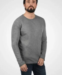 Solid SDCONNER - T-shirt à Manches Longues - Dark Grey