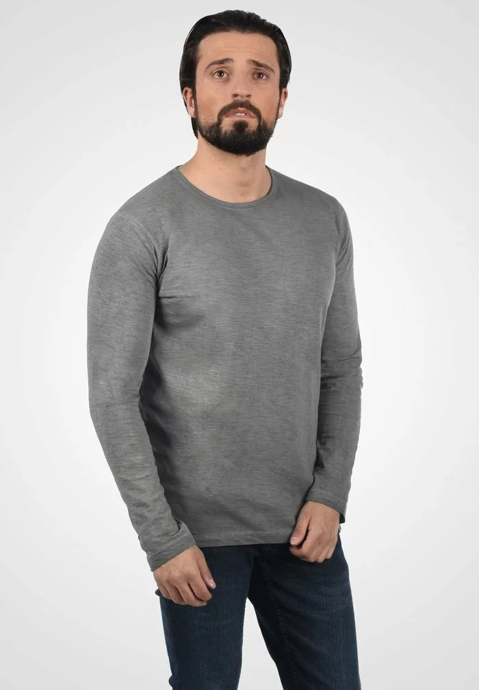 Solid SDCONNER - T-shirt à Manches Longues - Dark Grey 1 Solid SDCONNER - T-shirt à Manches Longues - Dark Grey