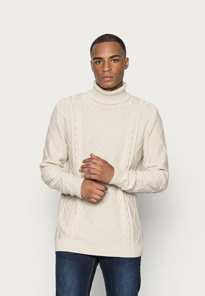 Solid SDTERENCE 21105731 - Pullover - Oatmeal 1 Solid SDTERENCE 21105731 - Pullover - Oatmeal