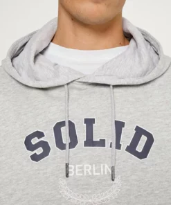 Solid SDVARESH HOOD - Sweatshirt - Light Grey Melange -Élégance Boutique 9f86798f21824d5dbec4a488bd1fbdfe