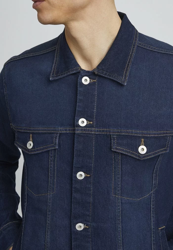 Solid Veste En Jean - Dark Blue Denim 4 Solid Veste En Jean - Dark Blue Denim – Image 4