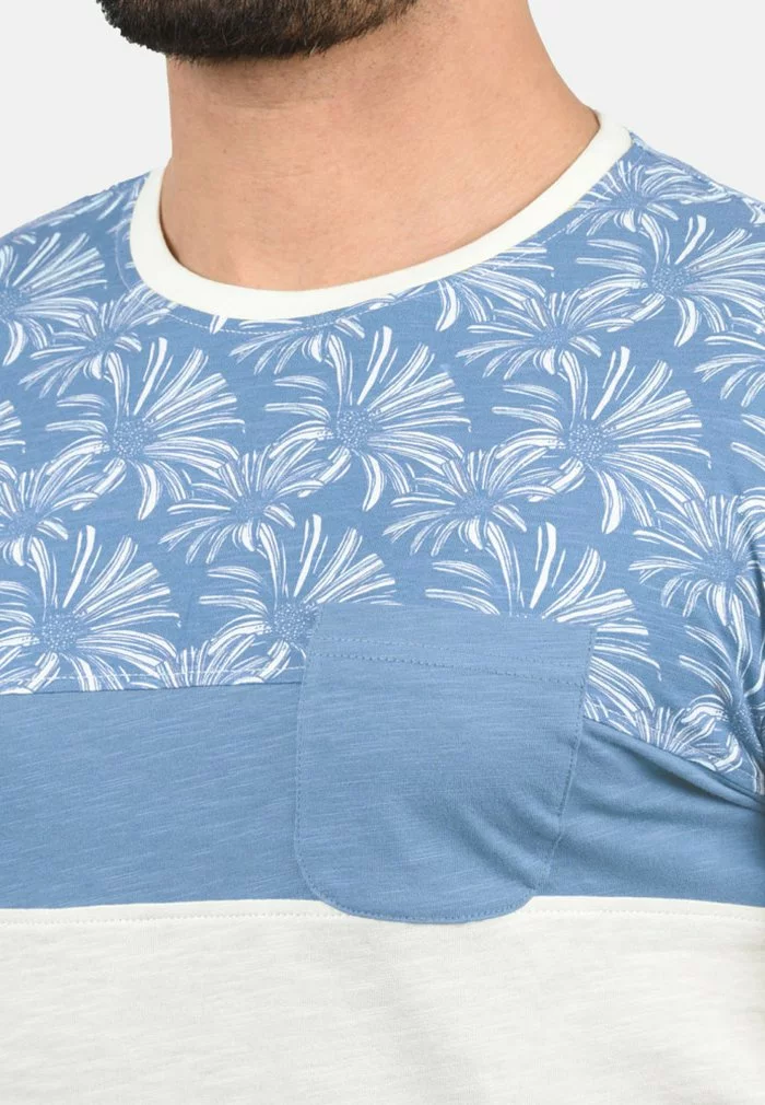 Solid SDFLORIAN - T-shirt Imprimé - Sky Blue 3 Solid SDFLORIAN - T-shirt Imprimé - Sky Blue – Image 3