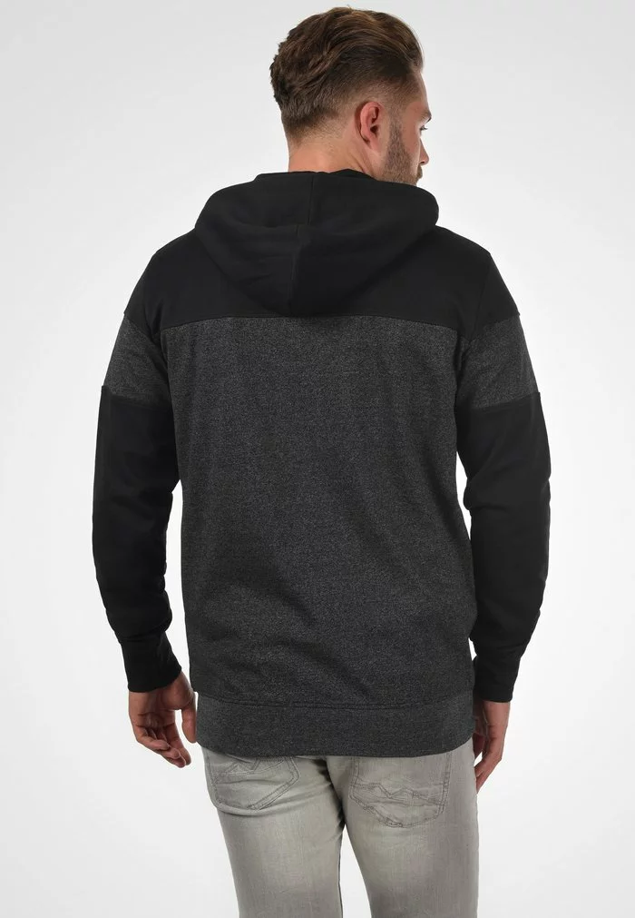 Solid SDBARIS - Sweat à Capuche Zippé - Black 3 Solid SDBARIS - Sweat à Capuche Zippé - Black – Image 3