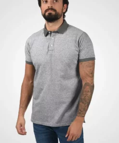 Solid PANOS - Polo - Med Grey Melange